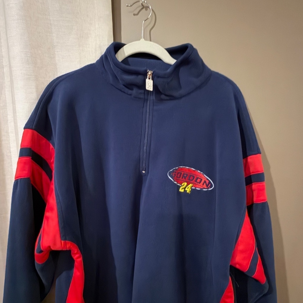Vintage Chase Authentics Jeff Gordon Nascar Racing Fleece, Size XL - Picture 2 of 13